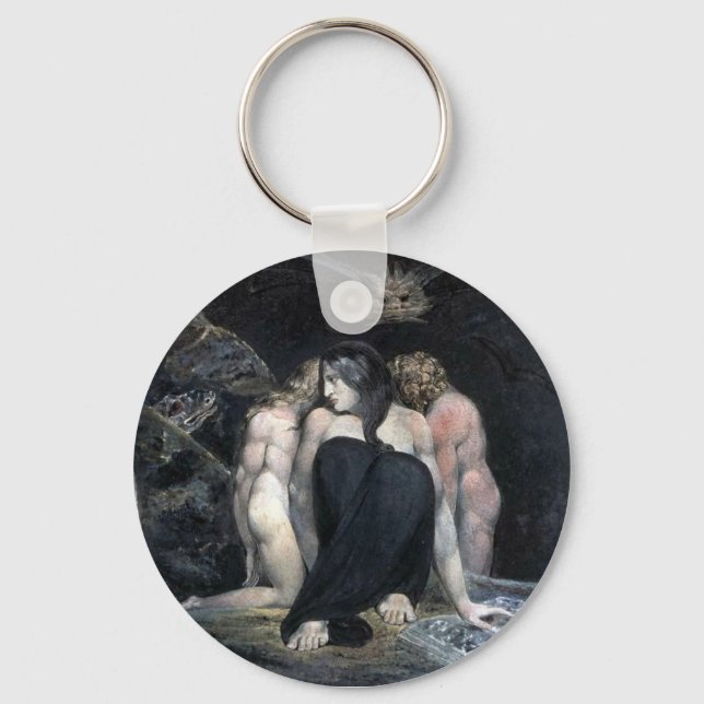 Hecate or the Three Fates Key Ring (Front)