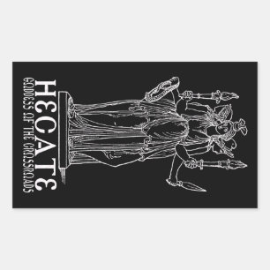 Hecate Rectangular Sticker