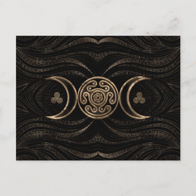 Hecate Wheel Triple Moon Postcard (Front)