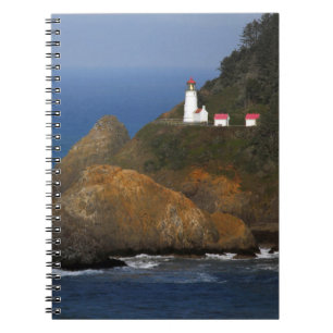 Heceta Head Lighthouse, Cape Creek, Oregon, USA Spiral Notebook