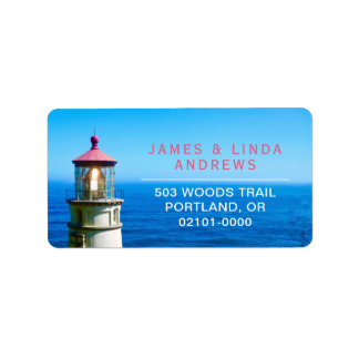 Heceta Head Lighthouse Large Return Address Label