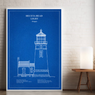 Heceta Head Lighthouse - Oregon – AD Photo Print