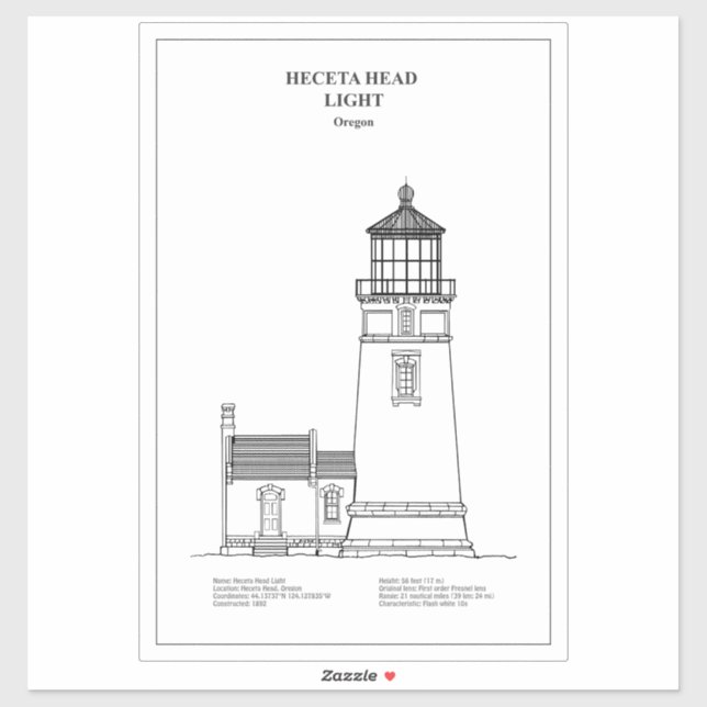 Heceta Head Lighthouse - Oregon - BD (Sheet)
