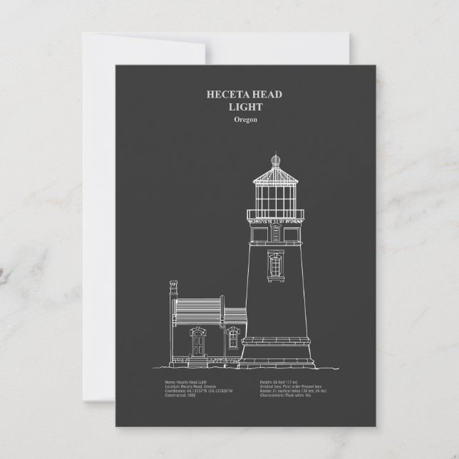 Heceta Head Lighthouse - Oregon – PD Card (Front)