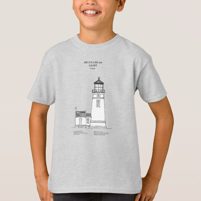 Heceta Head Lighthouse - Oregon - SBD T-Shirt (Front)