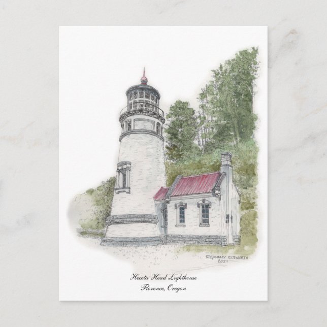 Heceta Head Lighthouse Postcard (Front)
