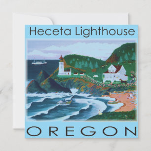 Heceta Lighthouse Invitation