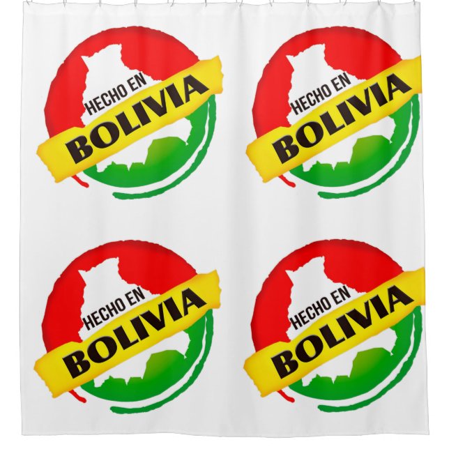 Hecho en Bolivia Shower Curtain (Front)