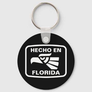 Hecho en Florida personalizado custom personalised Key Ring