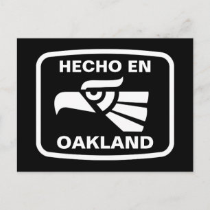Hecho en Oakland personalizado custom personalised Postcard