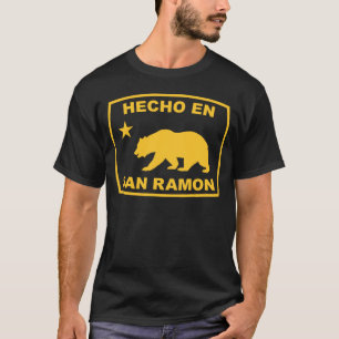 Hecho en San Ramon California Republic Pacific Coa T-Shirt