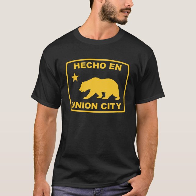 Hecho en Union City California Republic Pacific Co T-Shirt (Front)