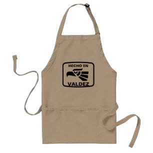 Hecho en Valdez  personalizado custom personalised Standard Apron