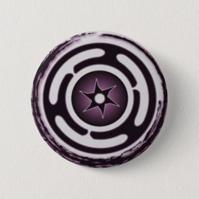 Heckate's Wheel 6 Cm Round Badge (Front)
