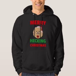 Hecking Bamboozled Pomeranian Christmas Hoodie