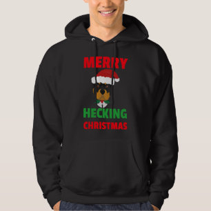 Hecking Bamboozled Rottweiler Christmas Hoodie