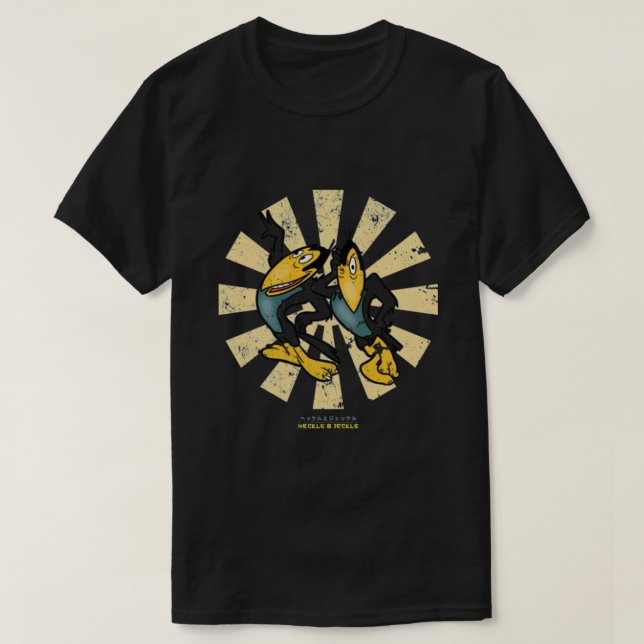 Heckle And Jeckle T-ShirtHeckle And Jeckle Retro J T-Shirt (Design Front)