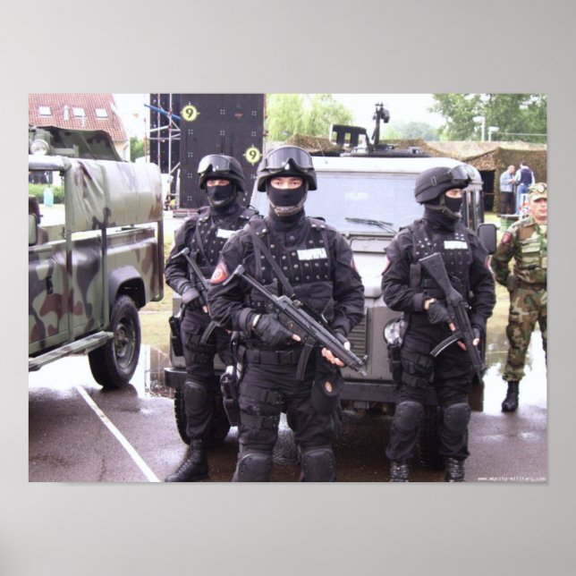 Heckler & Koch MP5 - Serbian Police Poster (Front)