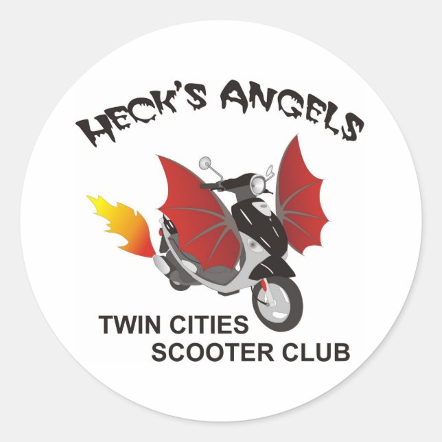 Heck's Angels Stickers (Front)