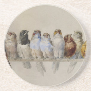 Hector Giacomelli - A Perch Of Birds Coaster