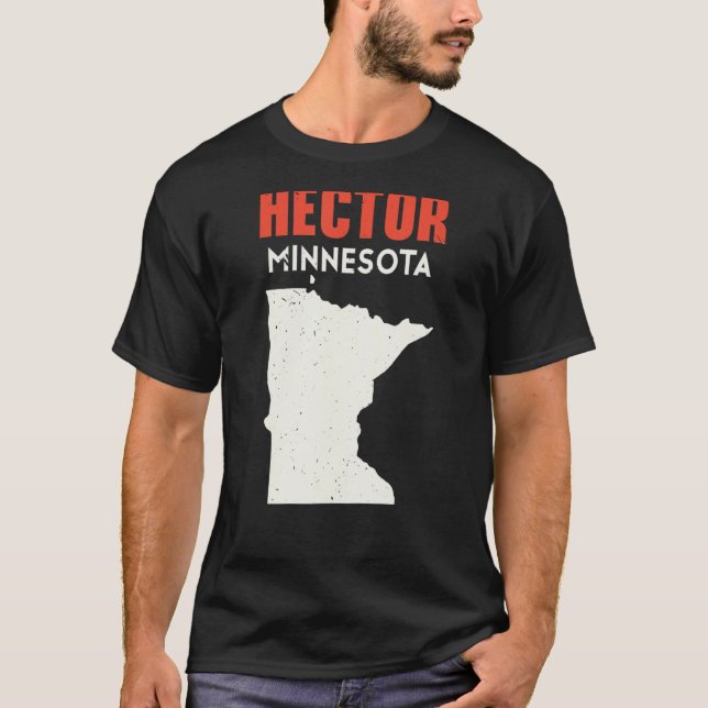 Hector Minnesota USA State America Travel Minnesot T-Shirt (Front)