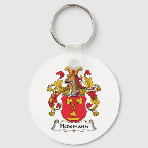 Hedemann Family Crest Key Ring