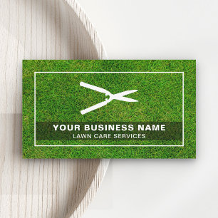 Hedge Clippers Gardening Landscaping Lawn Care Business Card