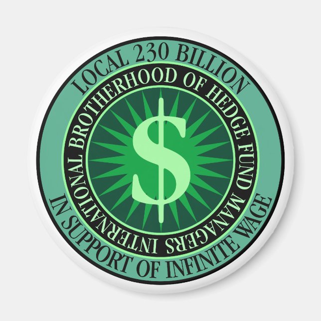 Hedge Fund Managers Union Magnet (Front)