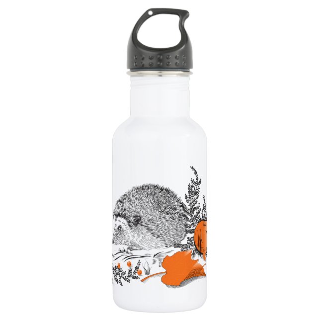 Hedgehog 532 Ml Water Bottle (Front)