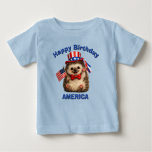 Hedgehog (5an) Patriotic Kid T-Shirt