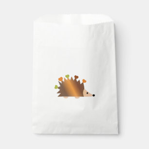 Hedgehog and Hearts Favour Bags