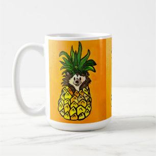 Hedgehog and the pineapple coffee mug