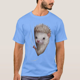 Hedgehog Animal Coming From Inside T-Shirt