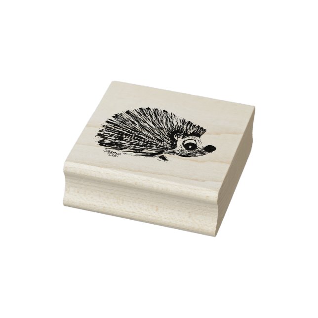 Hedgehog animal, crafting rubber stamp (Stamp)