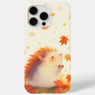 Hedgehog Autumn Fun iPhone 15 Pro Max Case