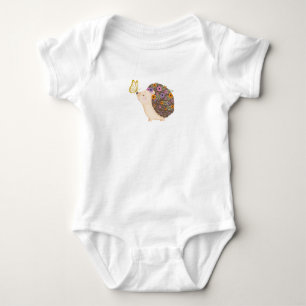 Hedgehog butterfly spring bodysuit