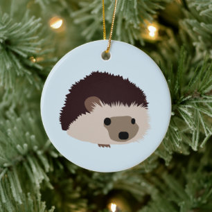Hedgehog Ceramic Tree Decoration