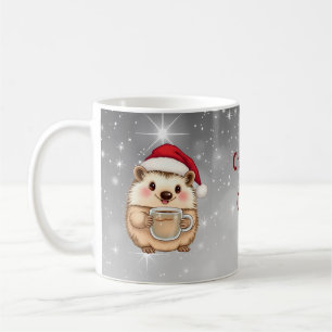 Hedgehog Christmas Coffee Mug