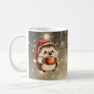 Hedgehog Christmas Coffee Mug