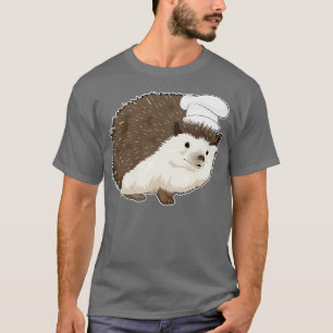 Hedgehog Cook Chef Hat  T-Shirt