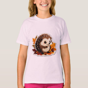 Hedgehog Cozy Forest Life T-Shirt