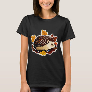Hedgehog Cozy Forest Life T-Shirt