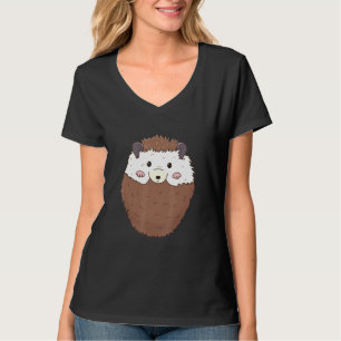 Hedgehog Cute Adorable Fun Hand Drawn Baby Animal T-Shirt