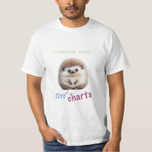 Hedgehog Cuteness Level Cute Adorable Funny Quote