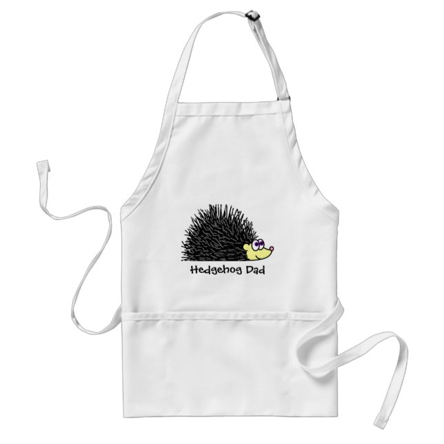 Hedgehog Dad Apron / Smock (Front)