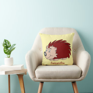 Hedgehog Design Personalised Cushion