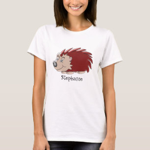 Hedgehog Design Personalised T-Shirt