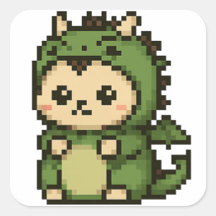 hedgehog dragon sticker sheet