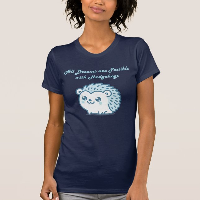 Hedgehog dreams T-Shirt (Front)