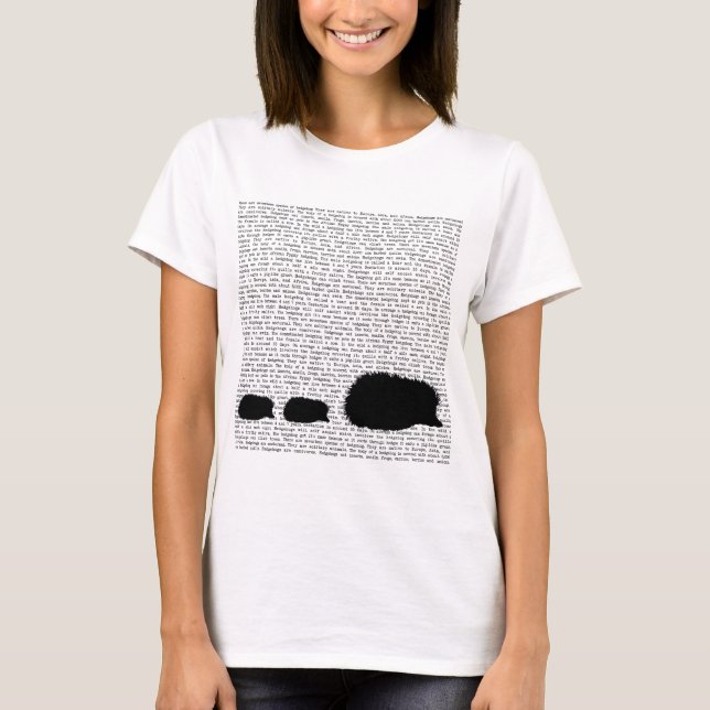 Hedgehog Facts T-Shirt (Front)